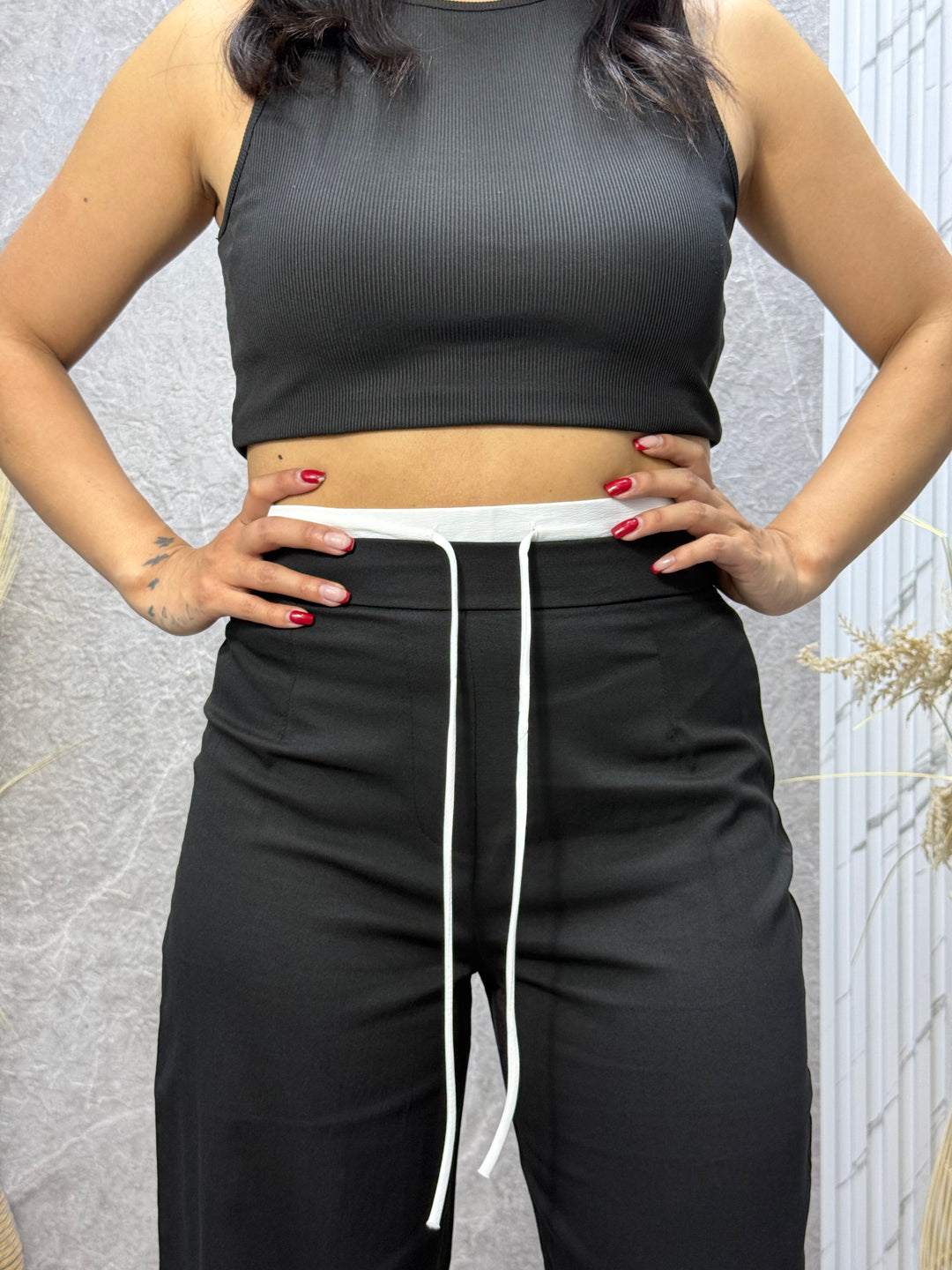 Pantalón Wide leg Moova Negro