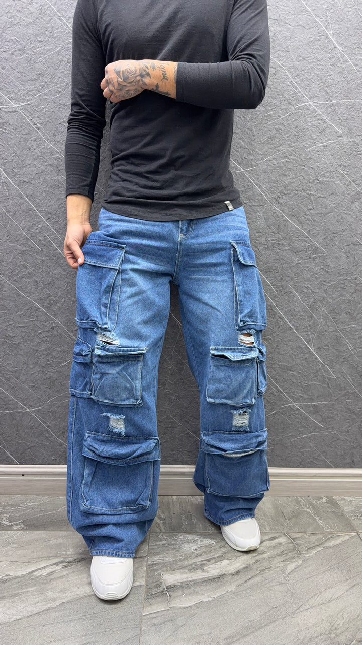 Jeans Cargo Bogotá Wide Leg 742