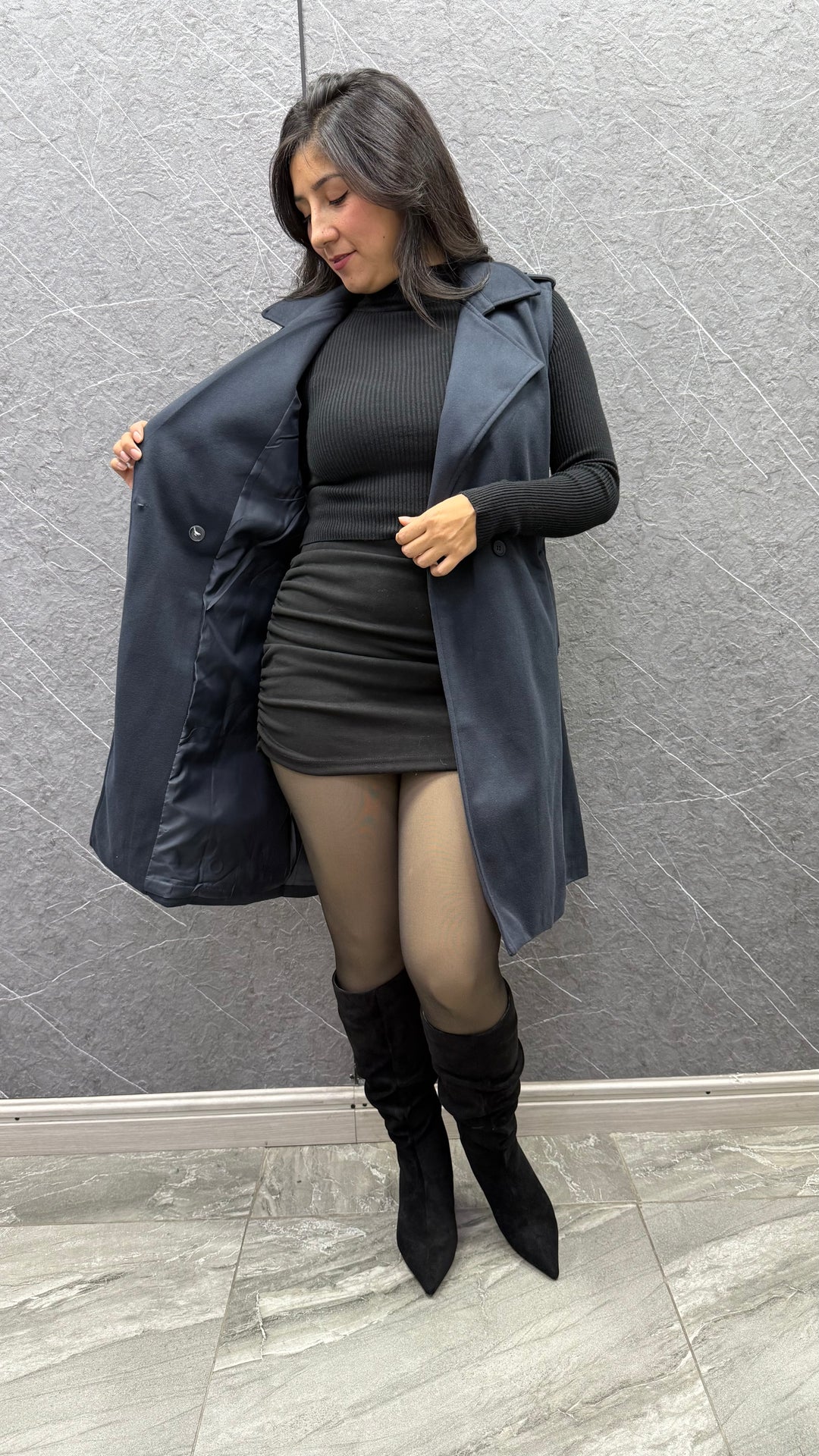 Abrigo Antonella Azul ibstore