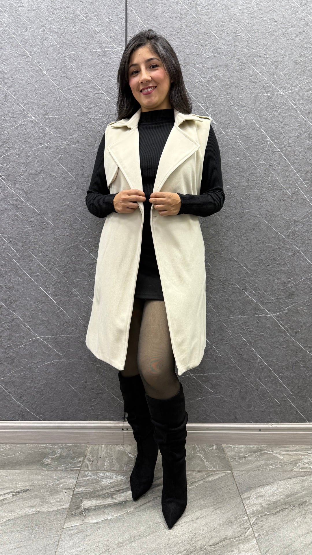 Abrigo Antonella Beige ibstore