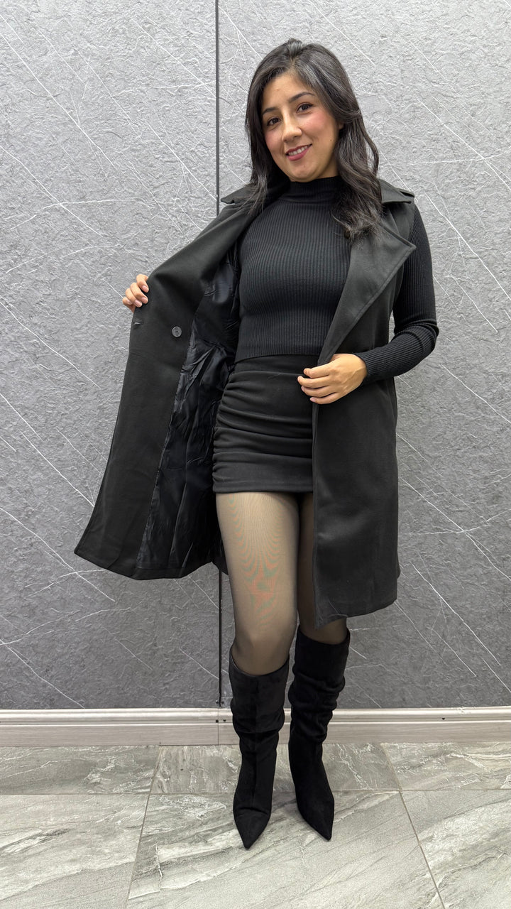Abrigo Antonella Negro ibstore