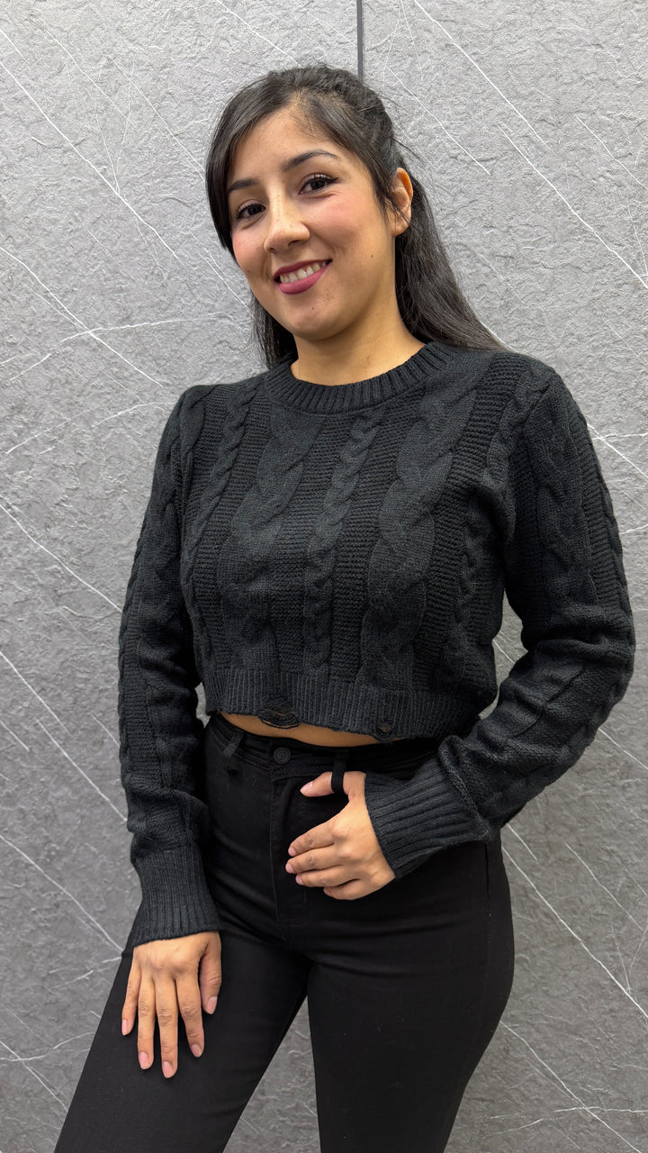 Chaleco Olivia negro 012