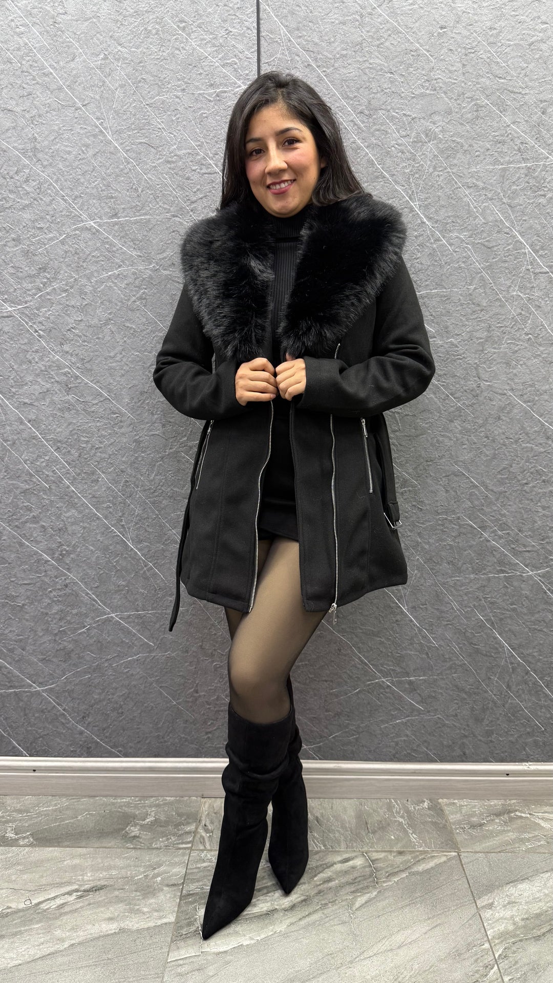 Abrigo 2137 Negro