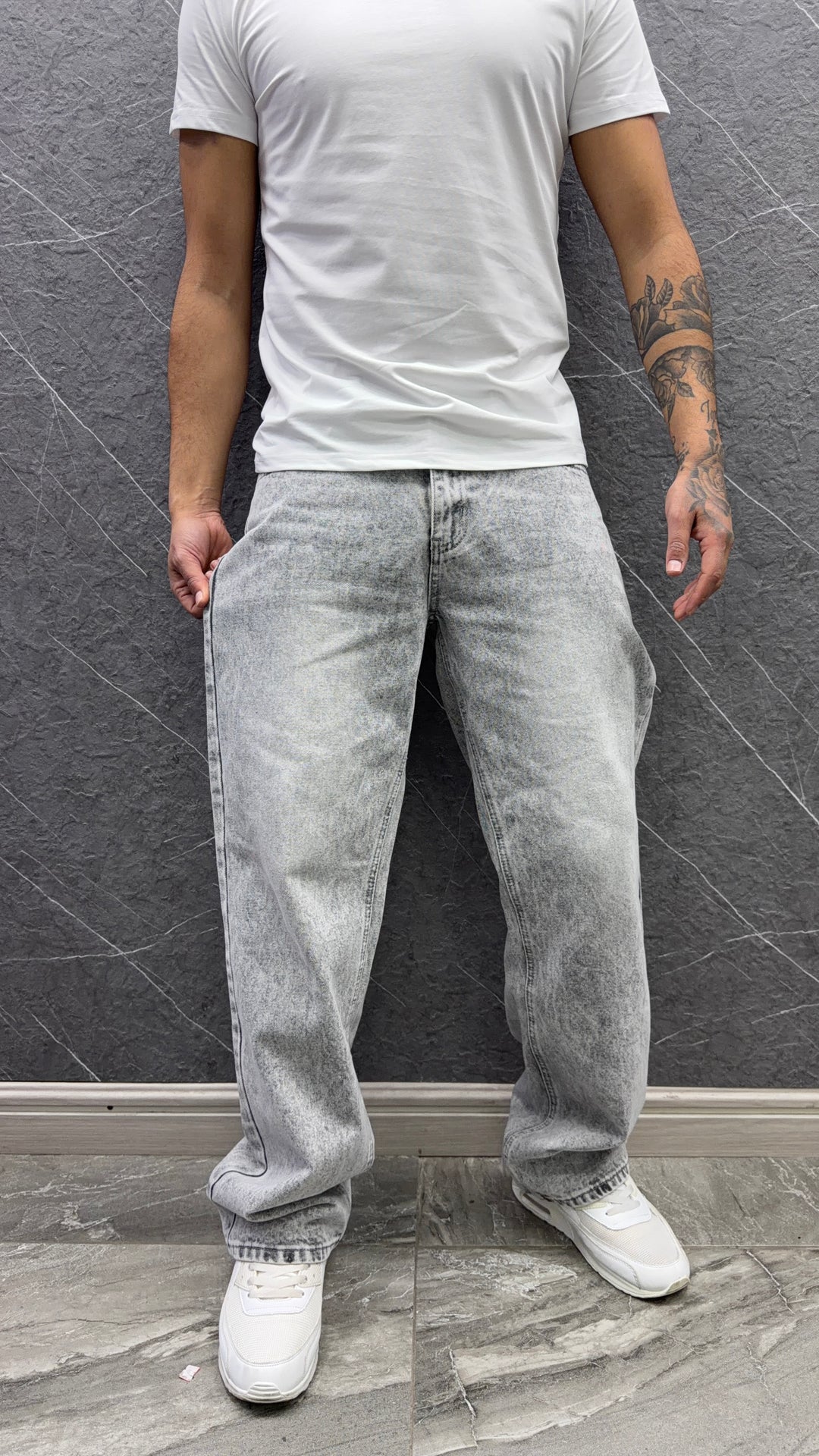 Jeans Baggy Gris 267