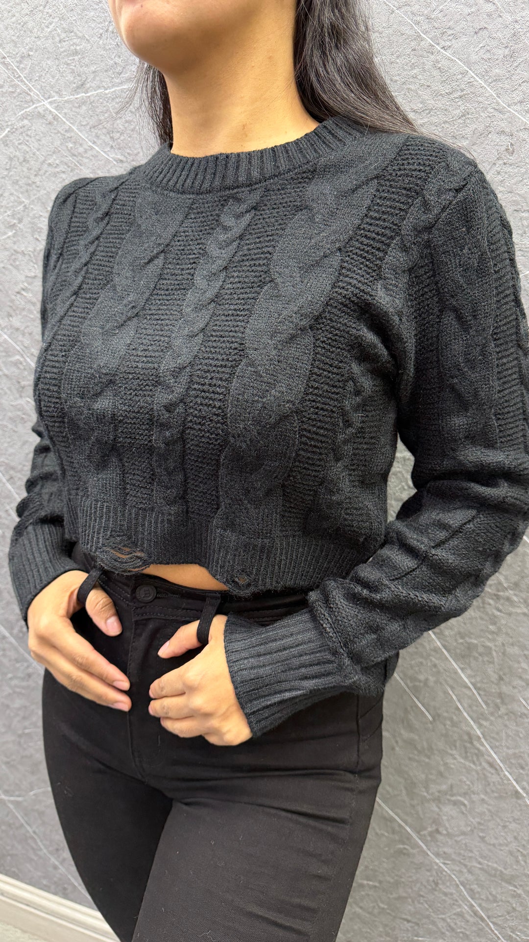 Chaleco Olivia negro 012