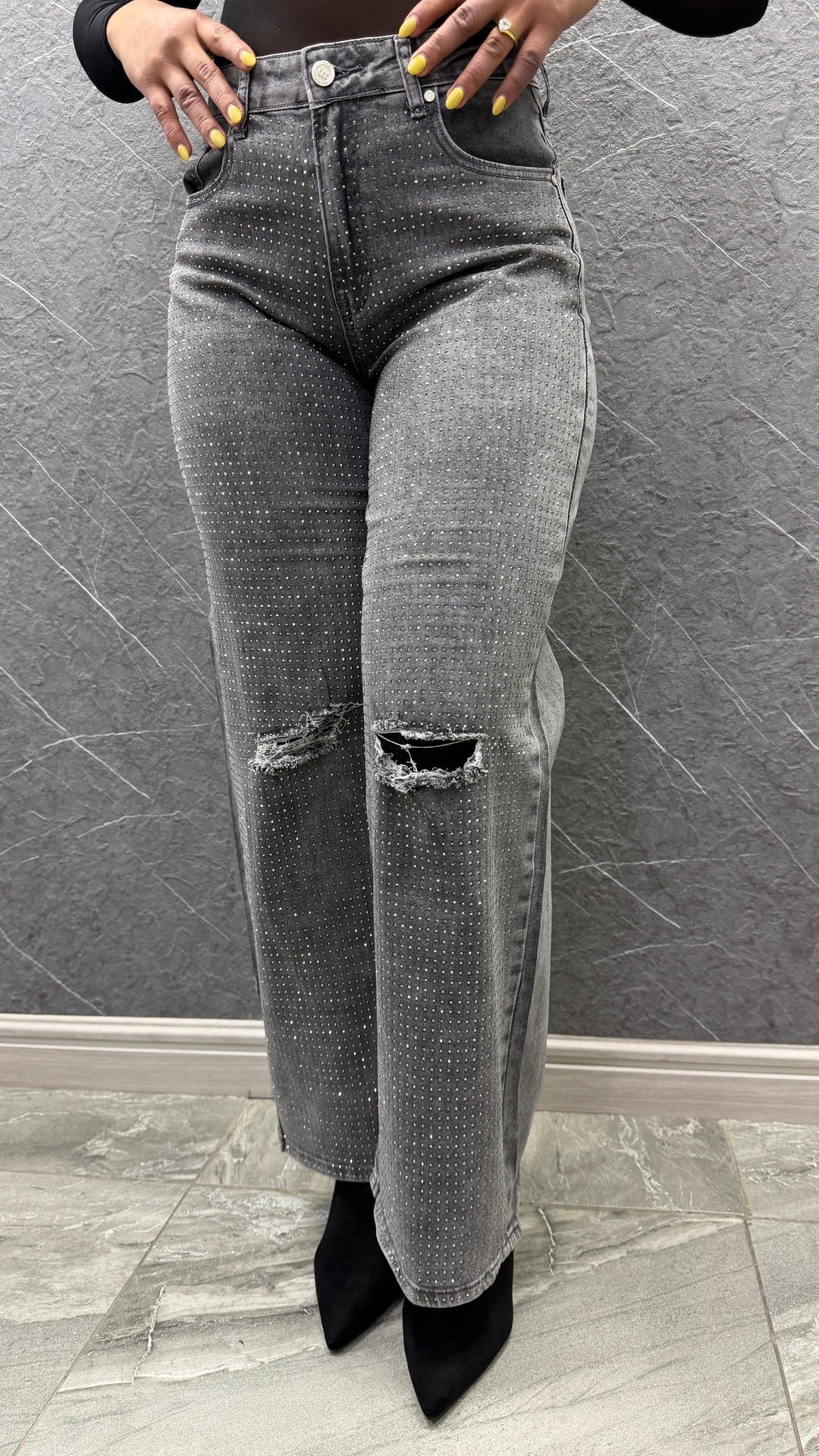 Jeans Brillo Gris 031-3 ibstore