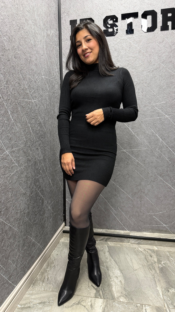 Vestido Lanilla negro