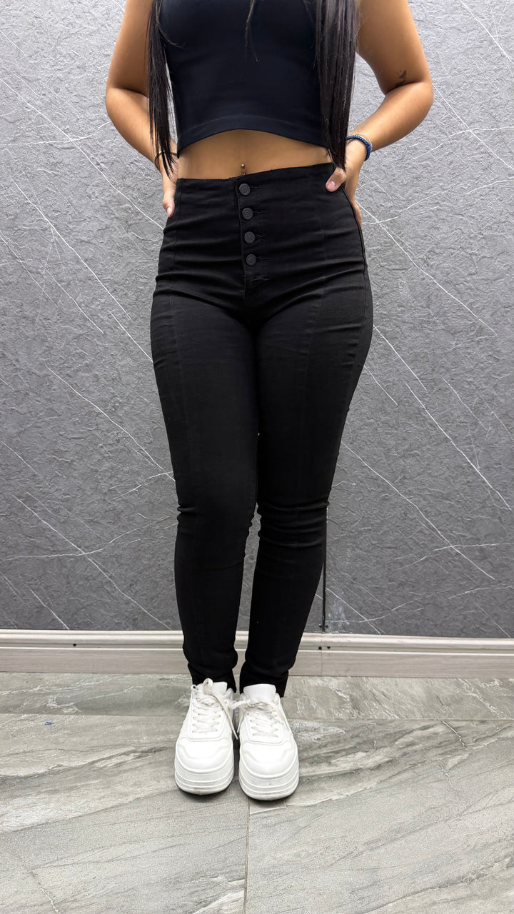 Jeans Skinny negro 008