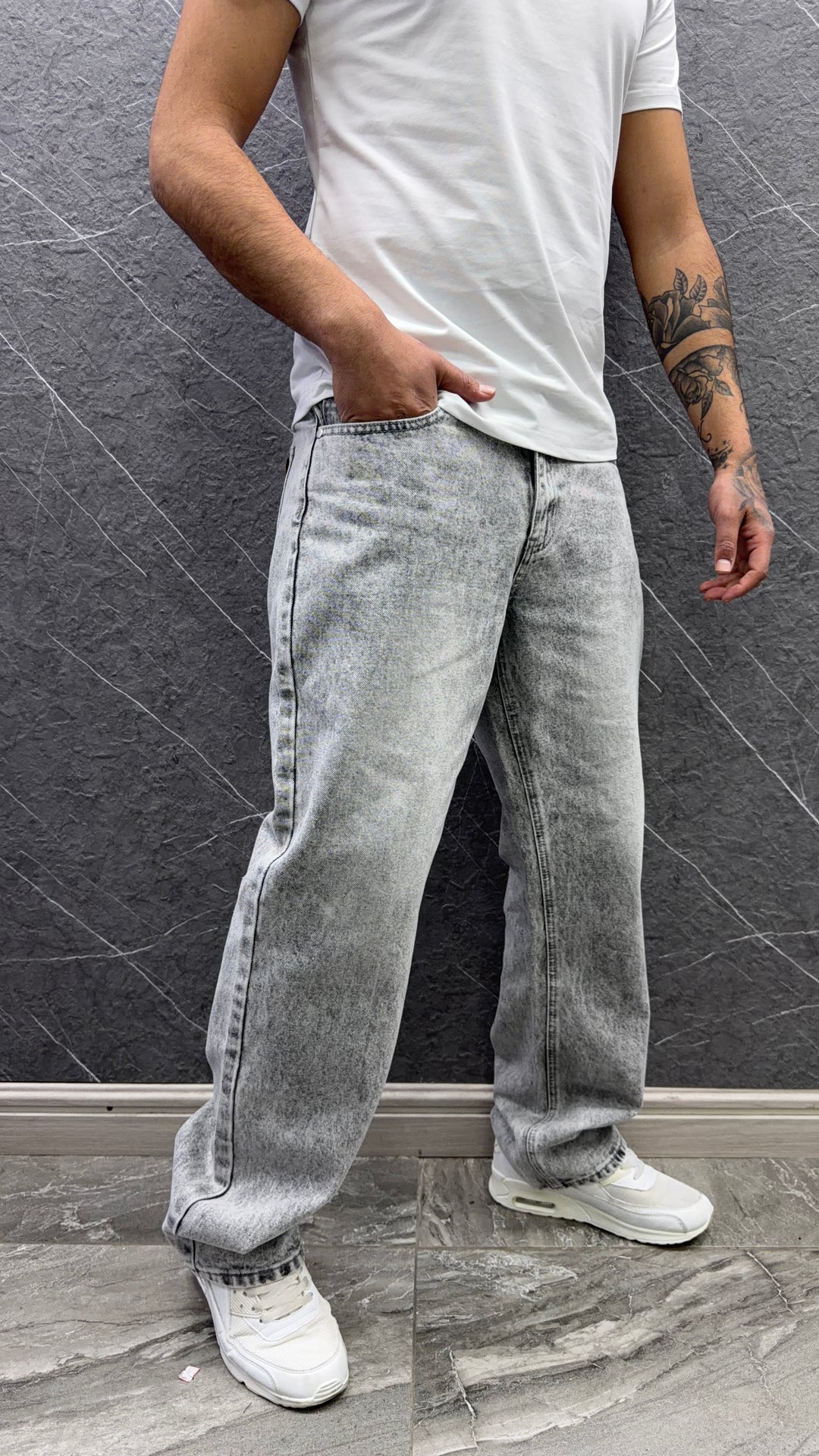 Jeans Baggy Gris 267