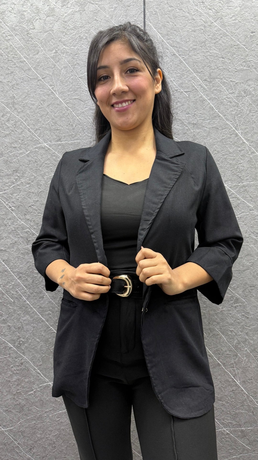 Blazer Lino negro ibstore