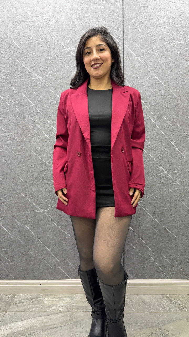 Blazer Milano Burdeo