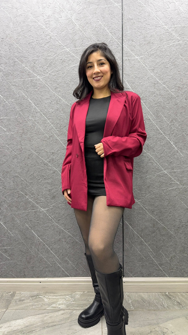 Blazer Milano Burdeo
