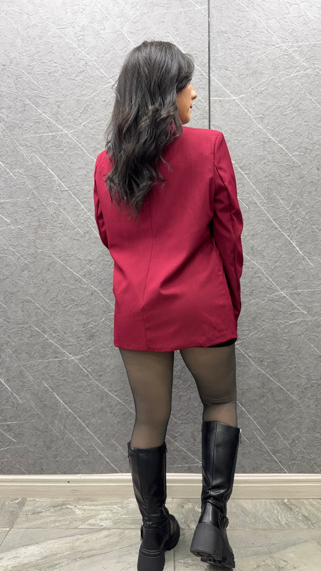 Blazer Milano Burdeo