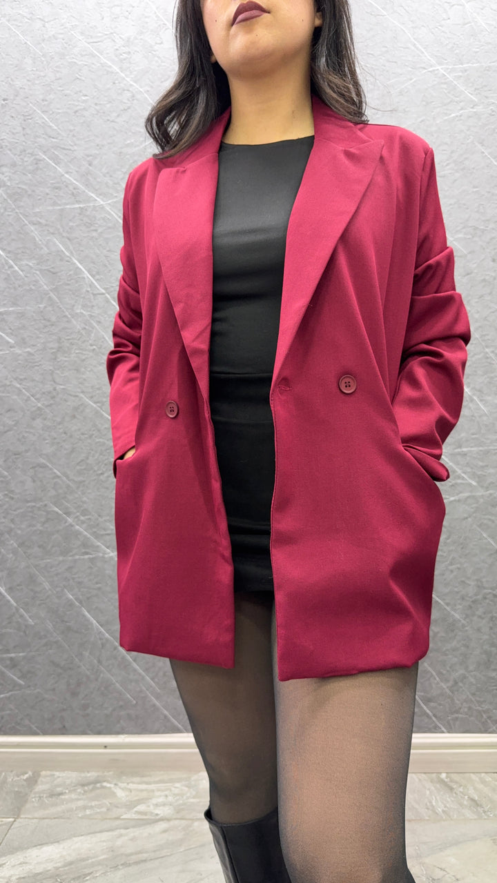 Blazer Milano Burdeo