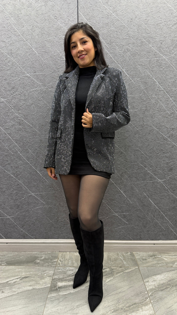 Blazer Negro Brillos ibstore