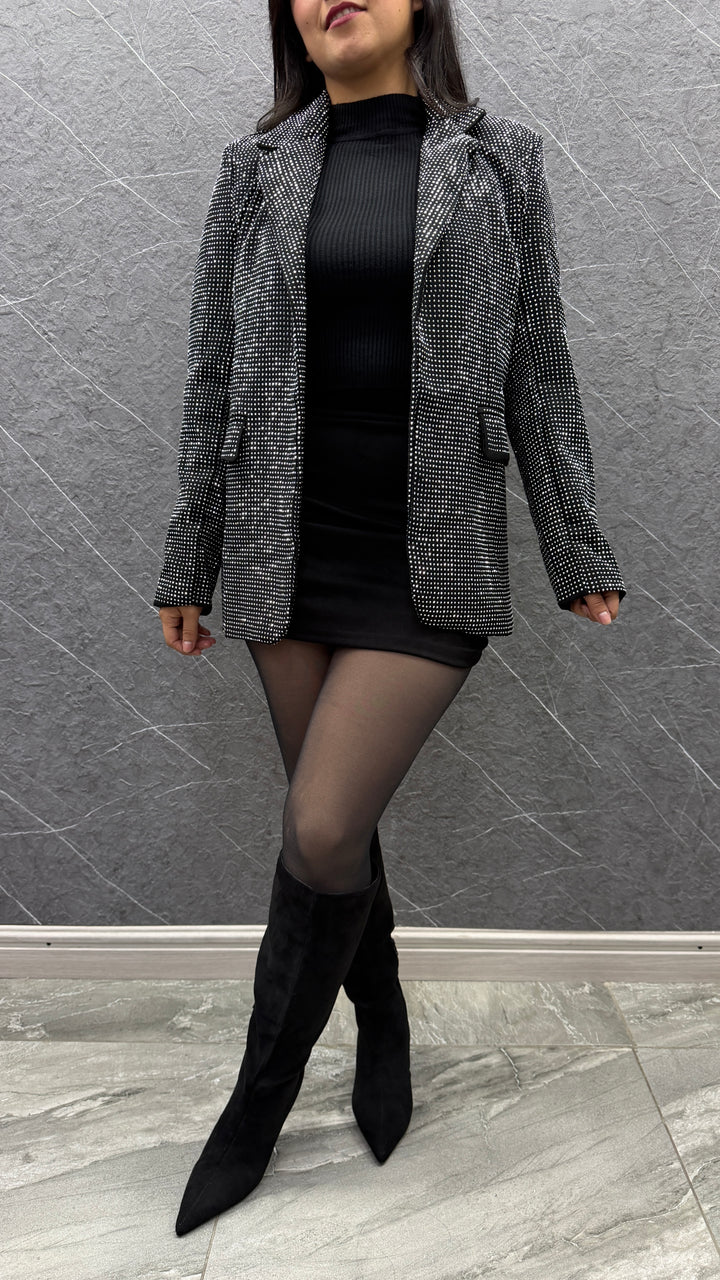 Blazer Negro Brillos ibstore