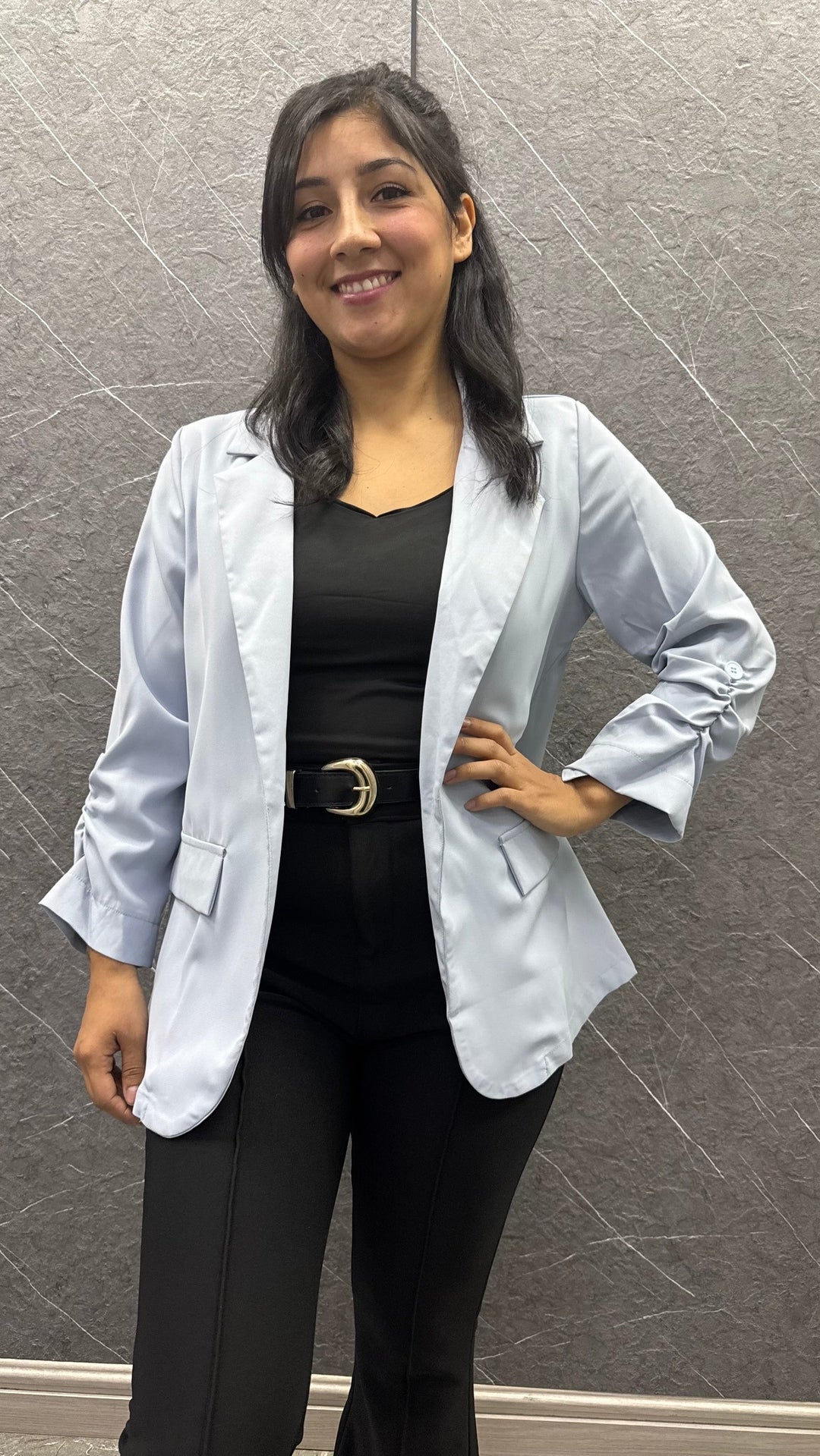 Blazer celeste claro ibstore