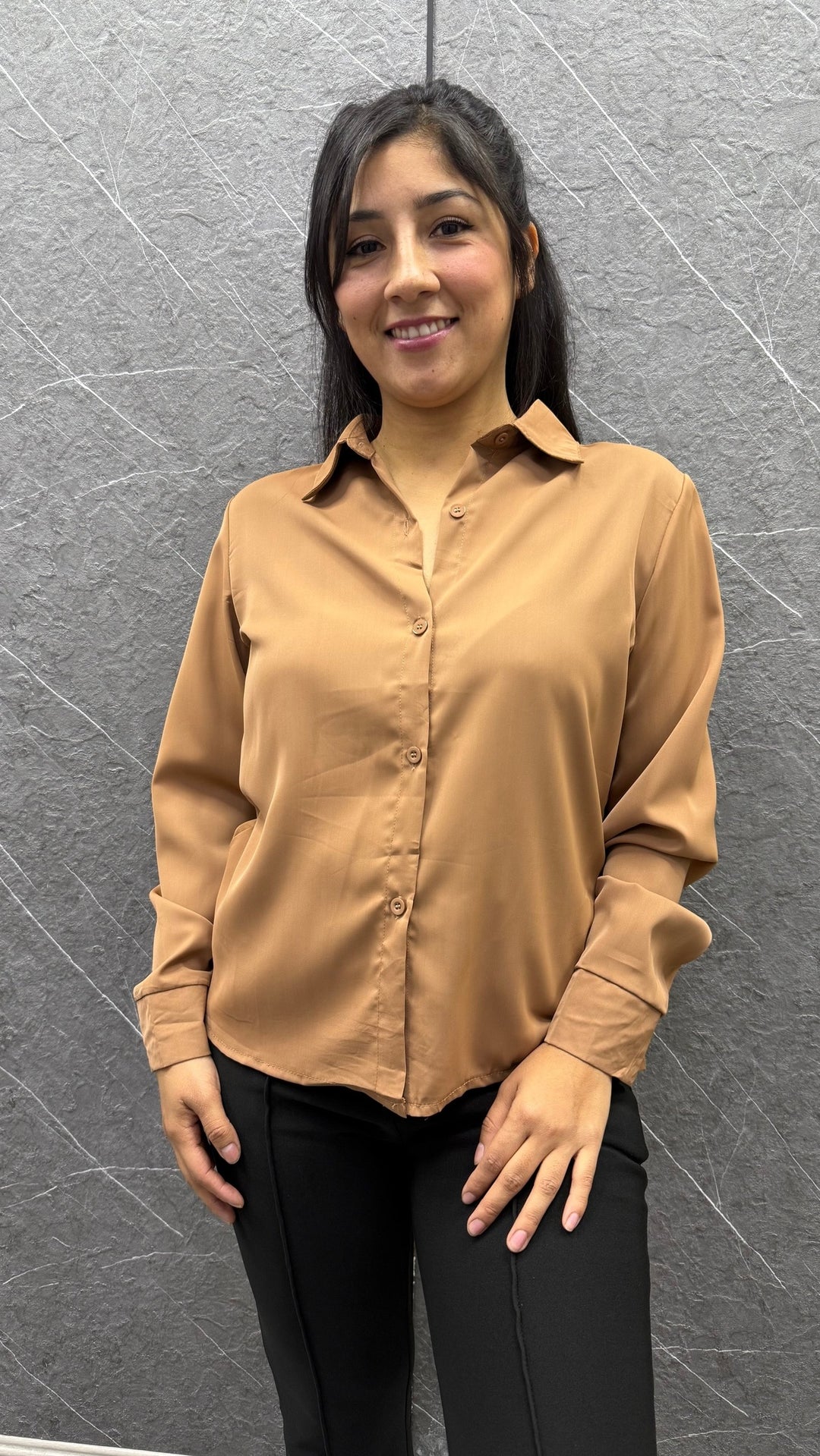 Blusa café ibstore