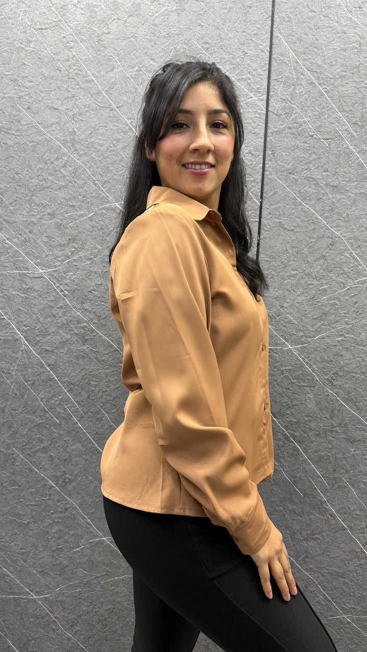 Blusa café ibstore
