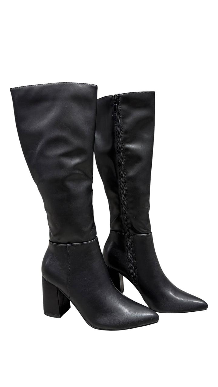 Bota Eco Cuero Negra 009 ibstore