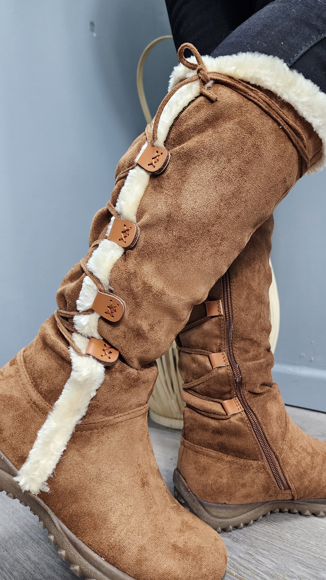 Bota Velvet khaki - 35 - ibstore
