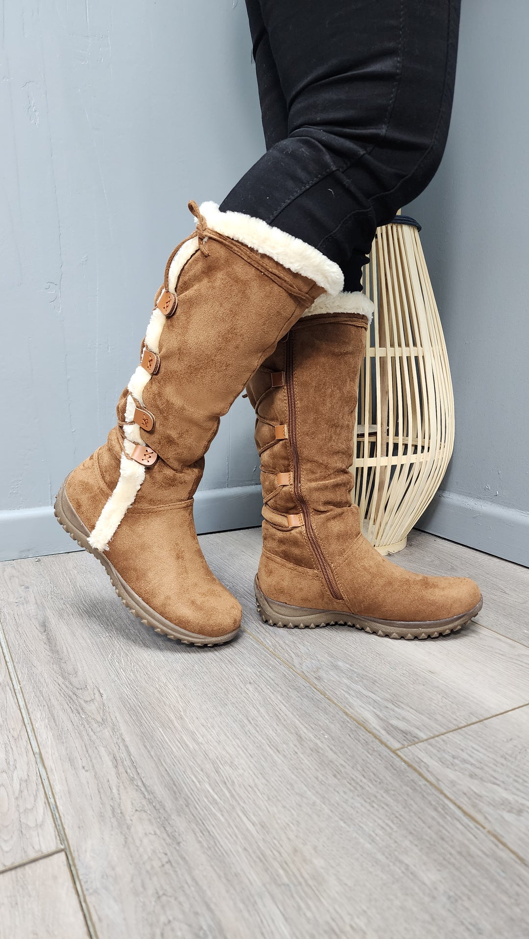 Bota Velvet khaki - 35 - ibstore