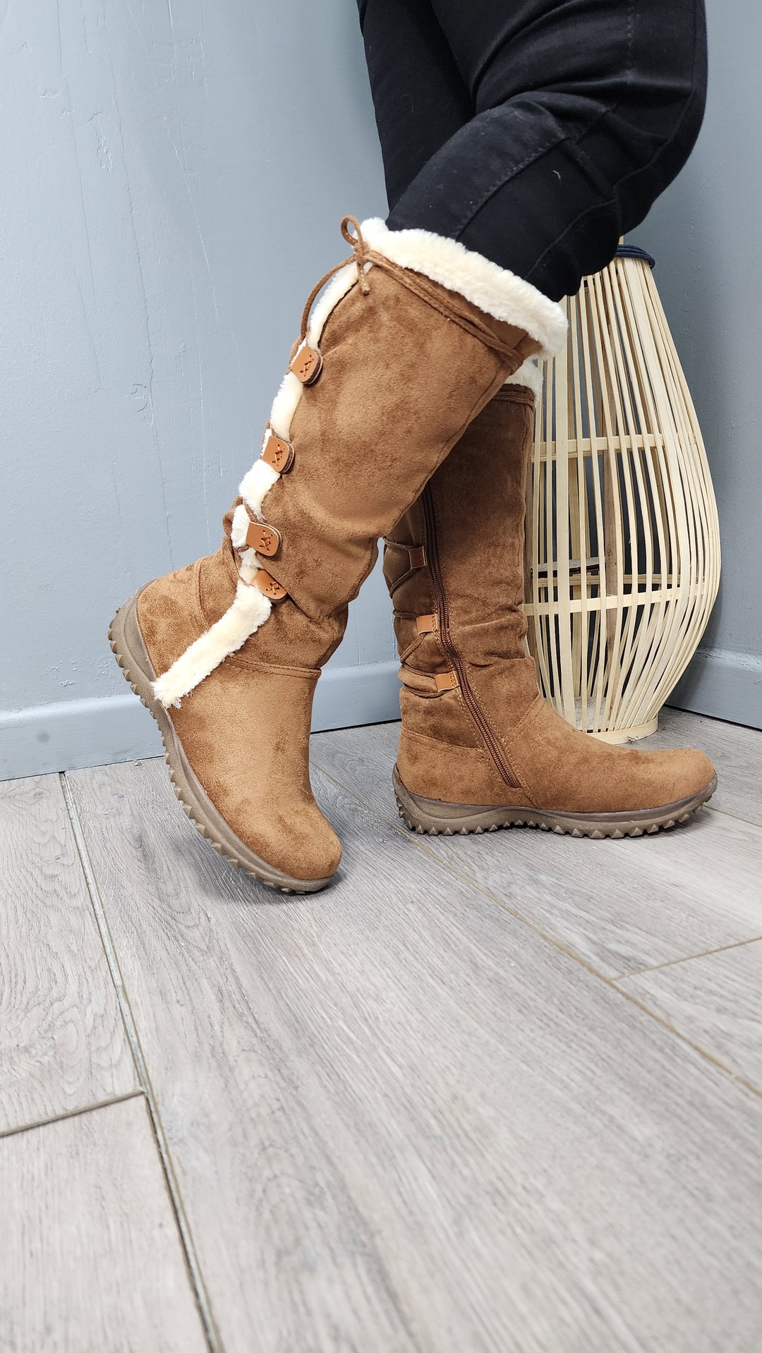 Bota Velvet khaki - 35 - ibstore
