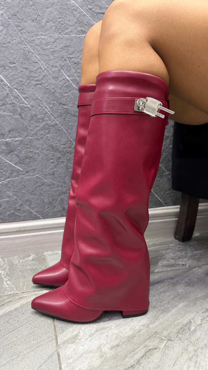 Bota candado burdeo ibstore