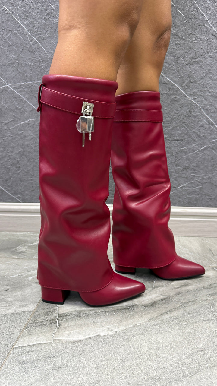 Bota candado burdeo ibstore