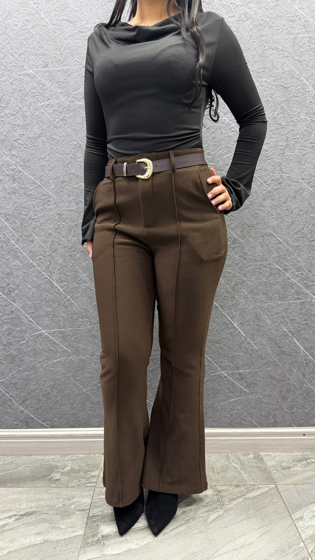 Buzo formal mia CHOCOLATE ibstore
