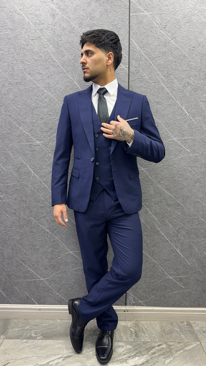 Traje 141 Azul Marino – 3 Piezas