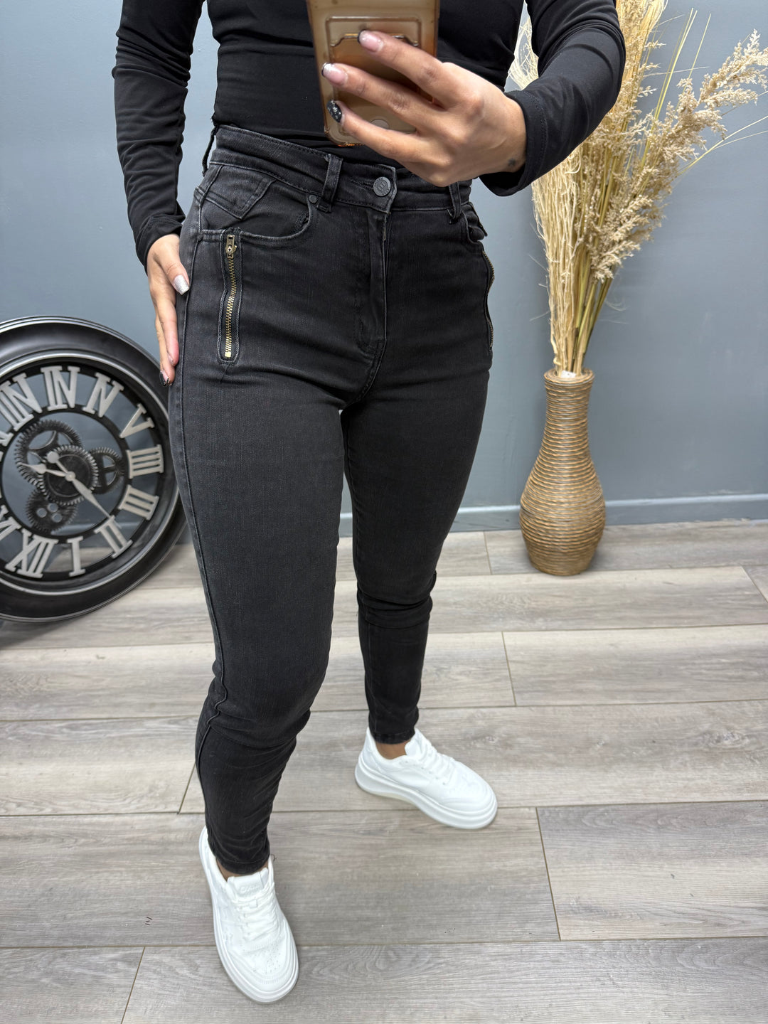 Jeans skinny Noir 06-1 - 36 - ibstore
