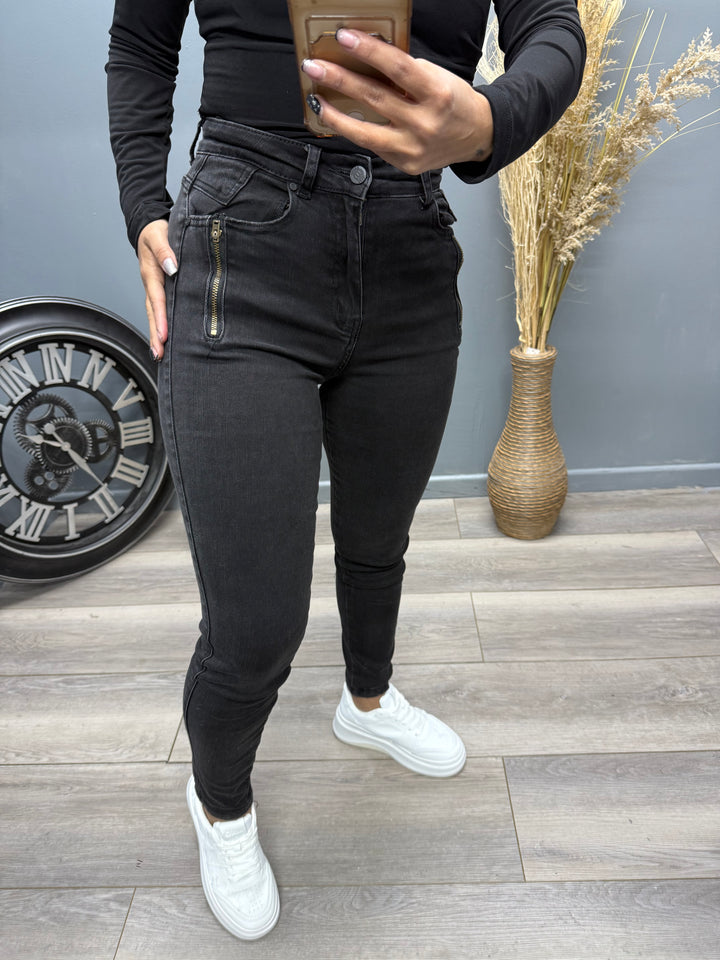 Jeans skinny Noir 06-1 - 36 - ibstore