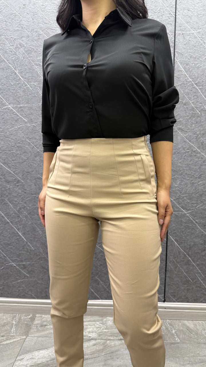 Pantalon formal JF09 Beige