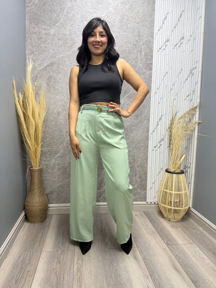 Pantalón Sastrero Verde