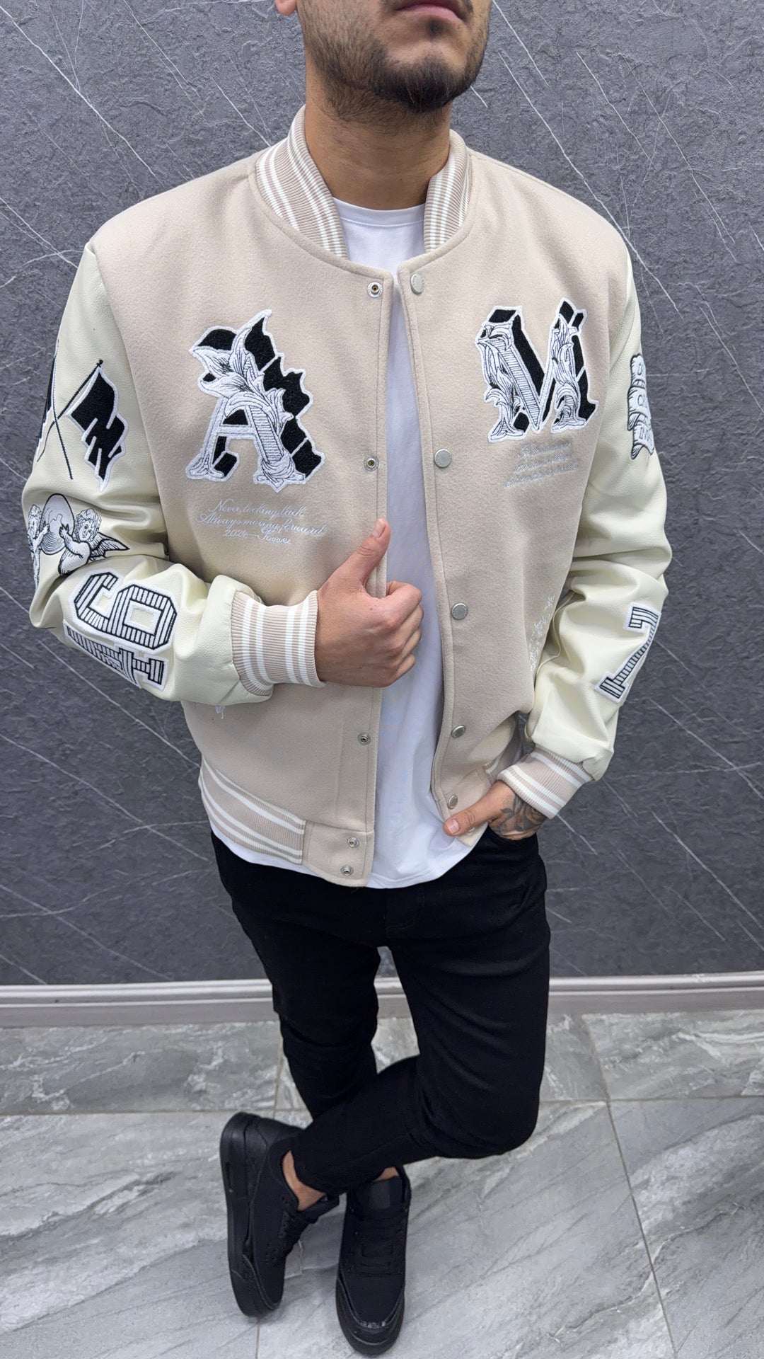 Bomber 7003 Beige