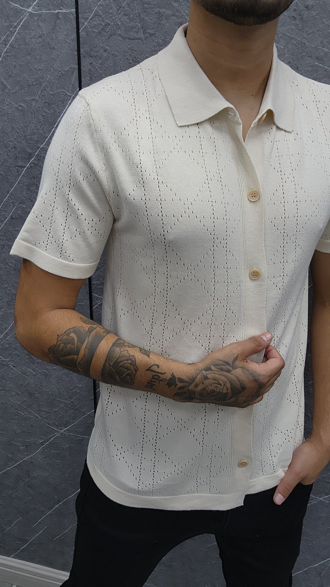 Camisa 222 Crema ibstore