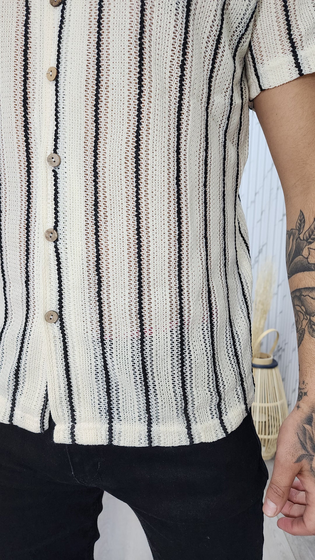 Camisa Lenon Beige 170 ibstore