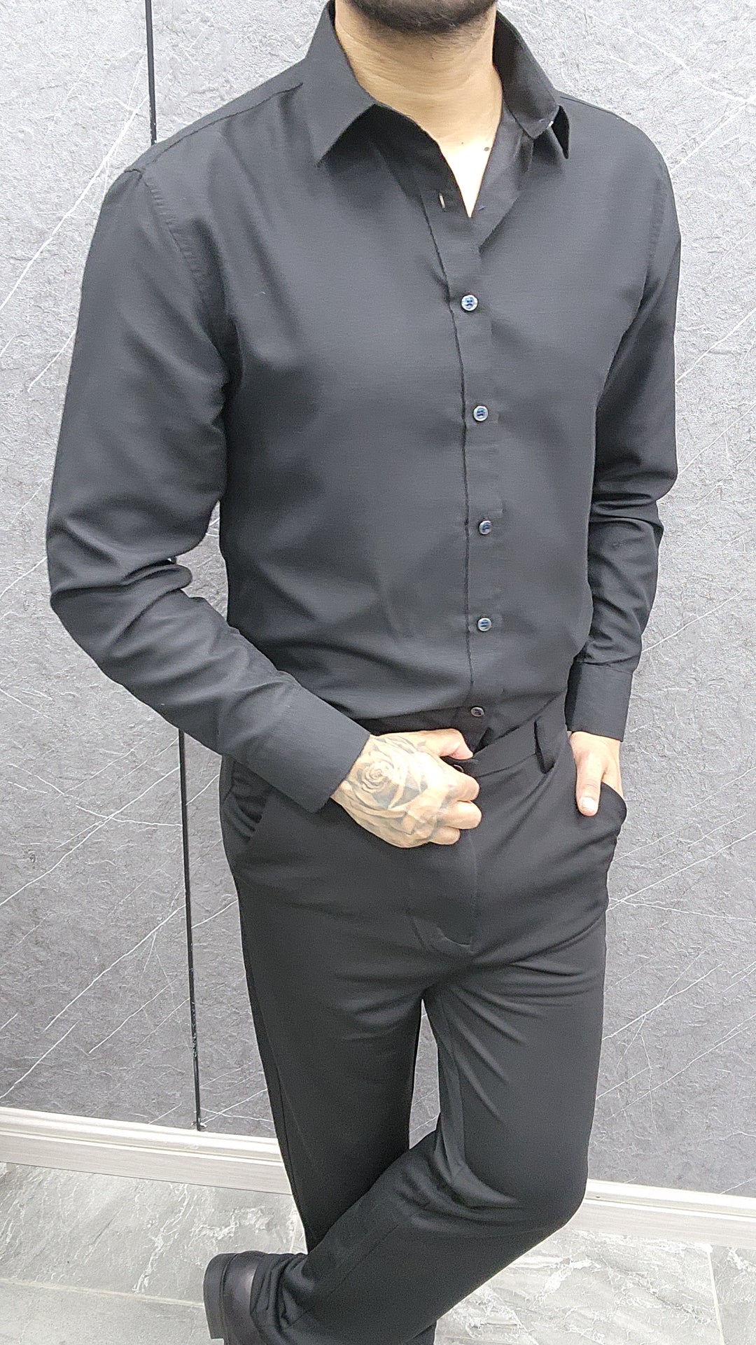 Camisa Negra ibstore