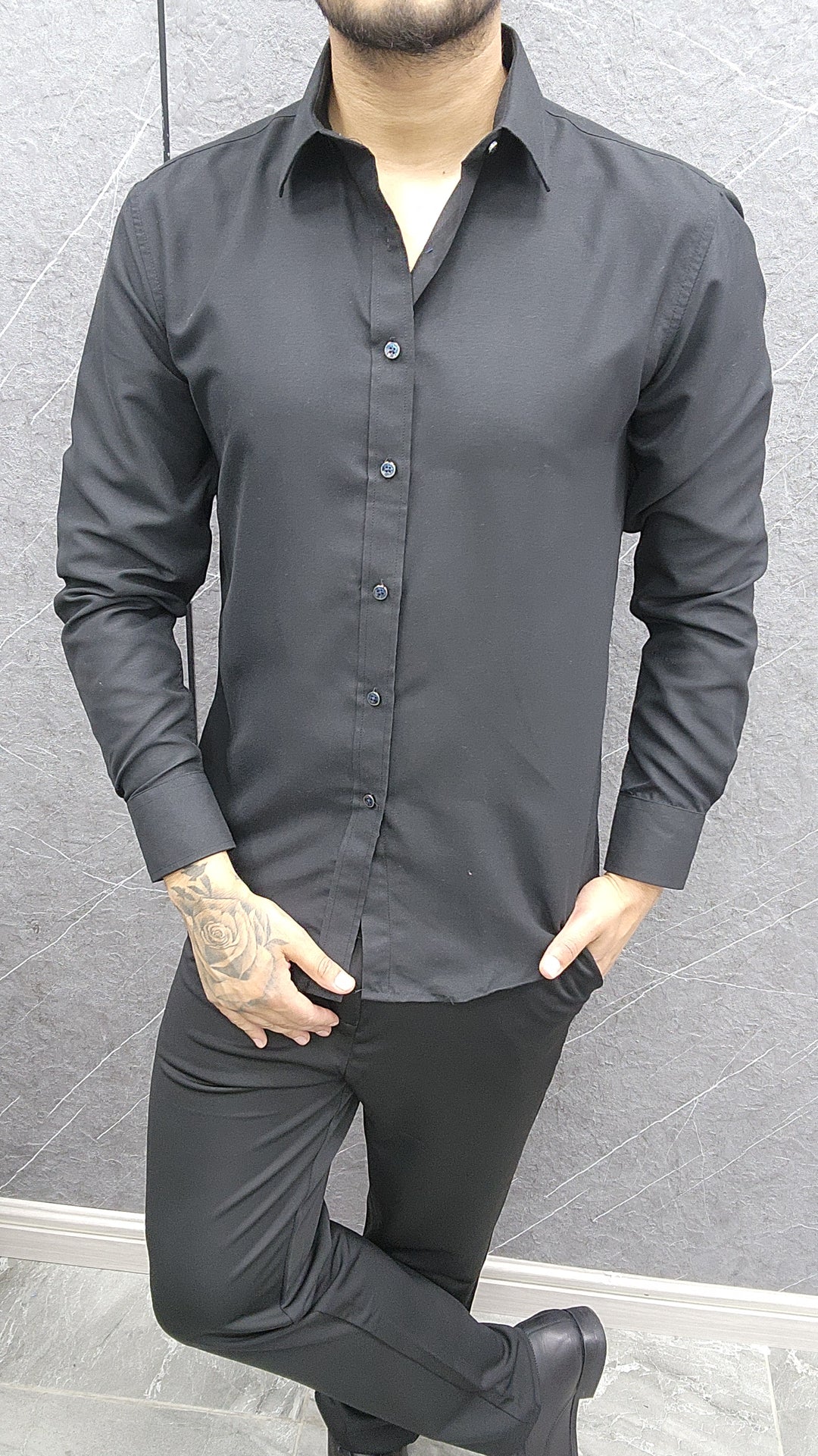 Camisa Negra ibstore