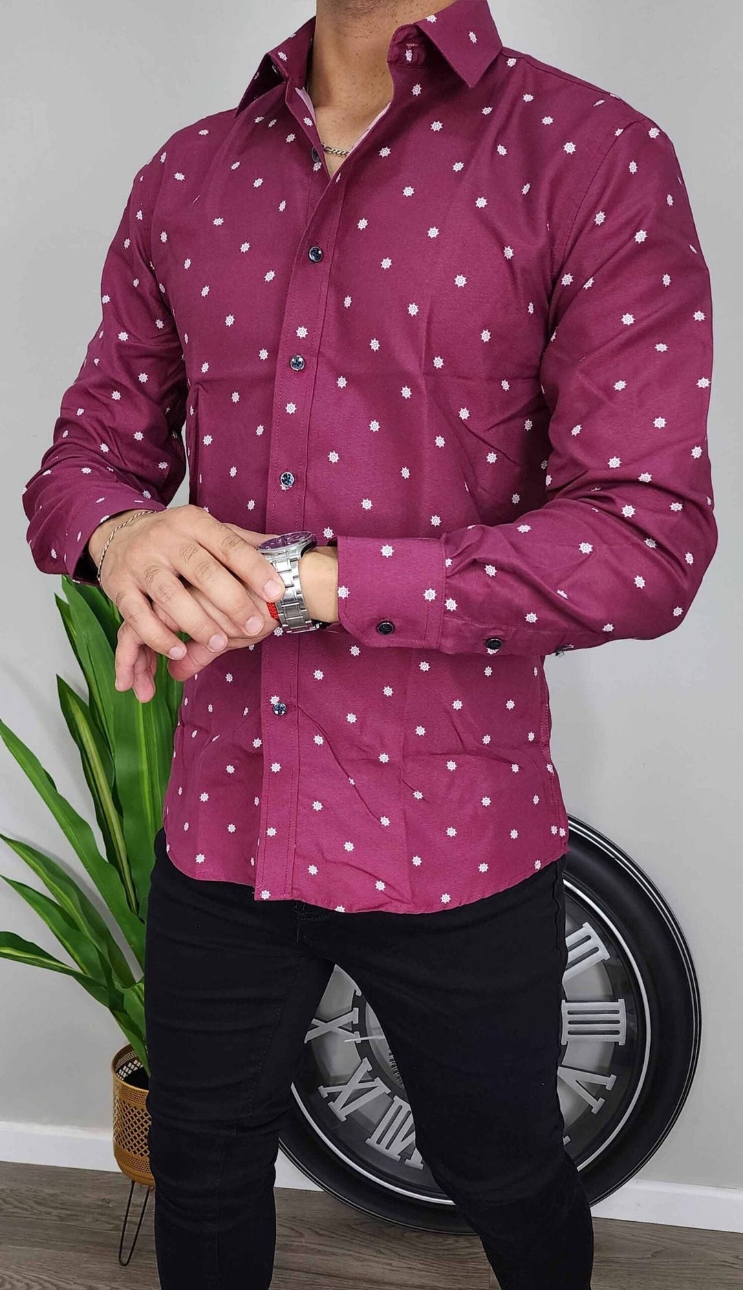 Camisa Oklahoma (Burdeo) - 2XL - ibstore