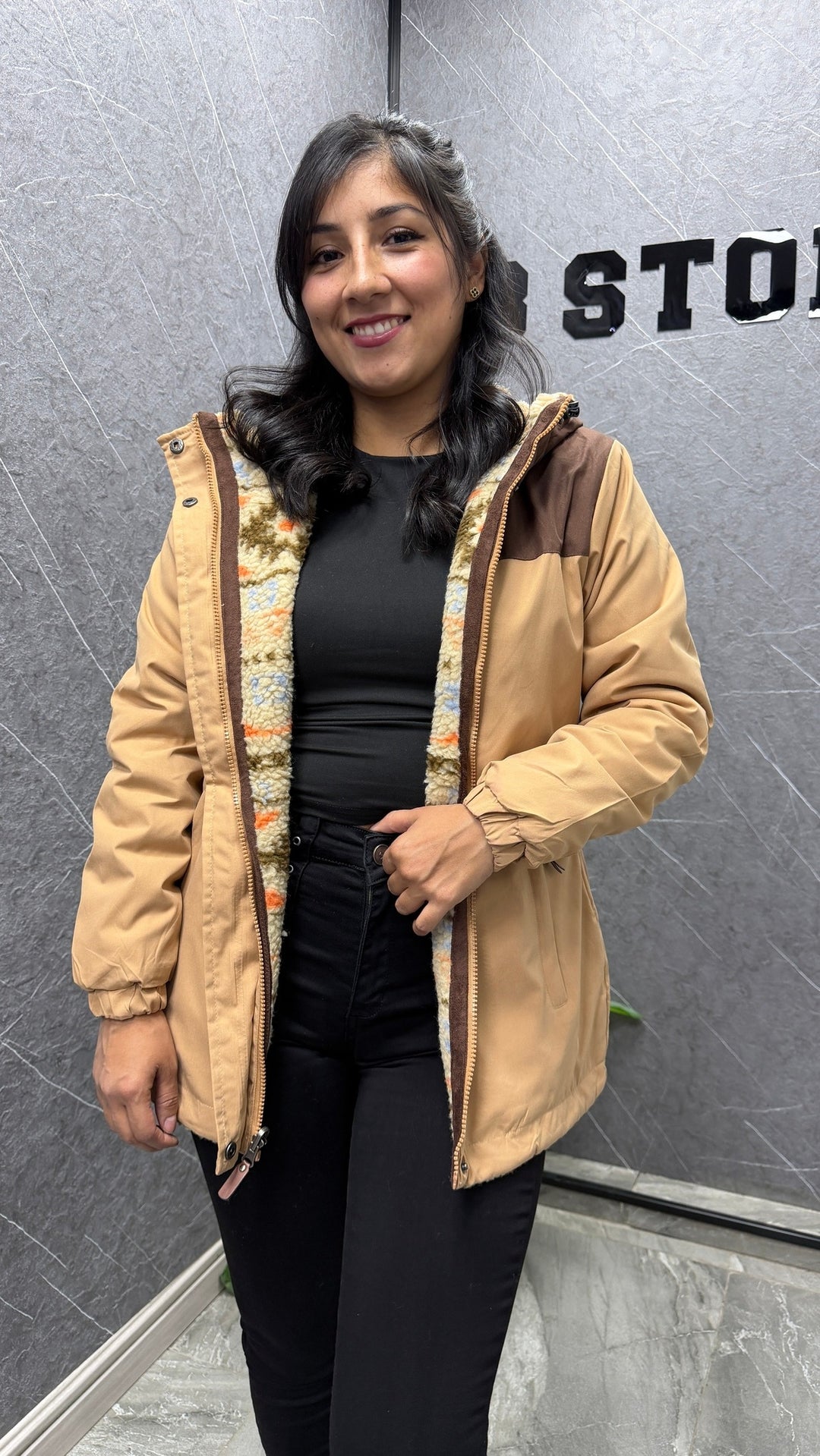 Chaqueta Neuquén Café IB STORE