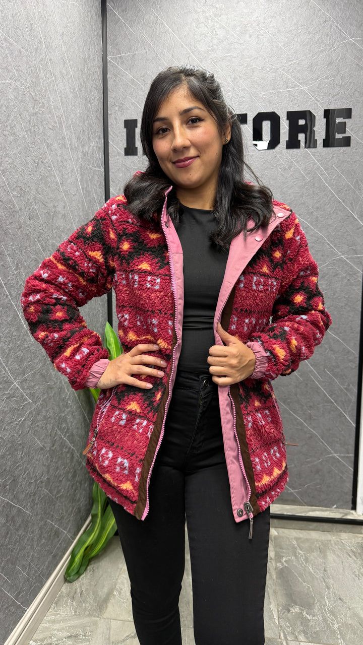 Chaqueta Neuquén rosada IB STORE