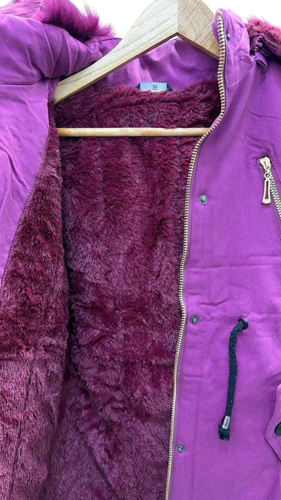 Chaqueta niña morada ibstore