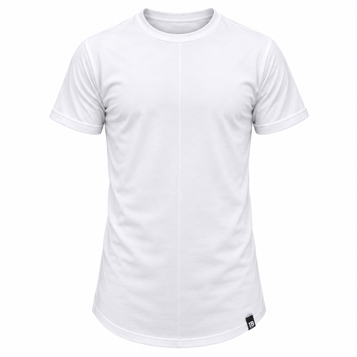 Polera White Long Fit