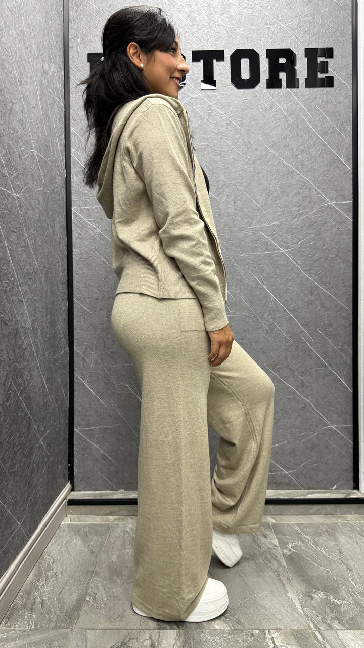 Conjunto Hoodie Beige ibstore
