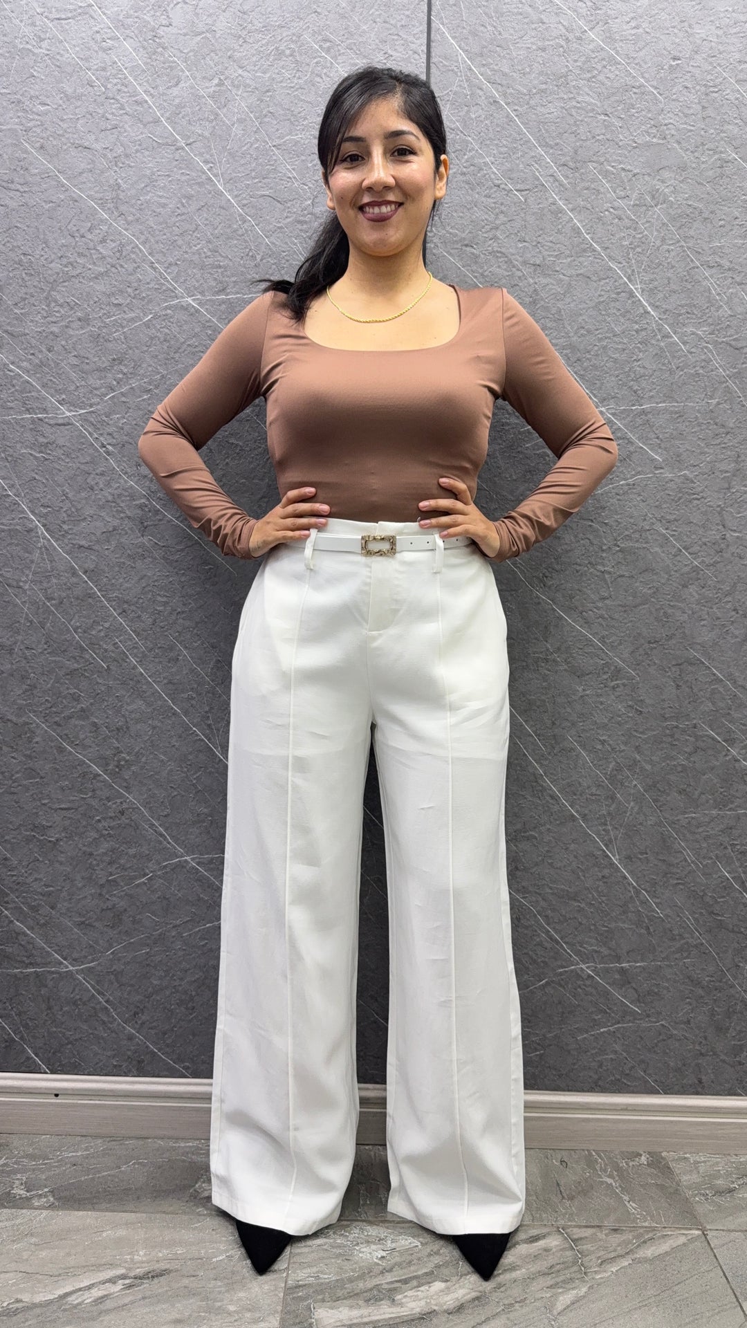 Pantalon Sastrero 389 Blanco
