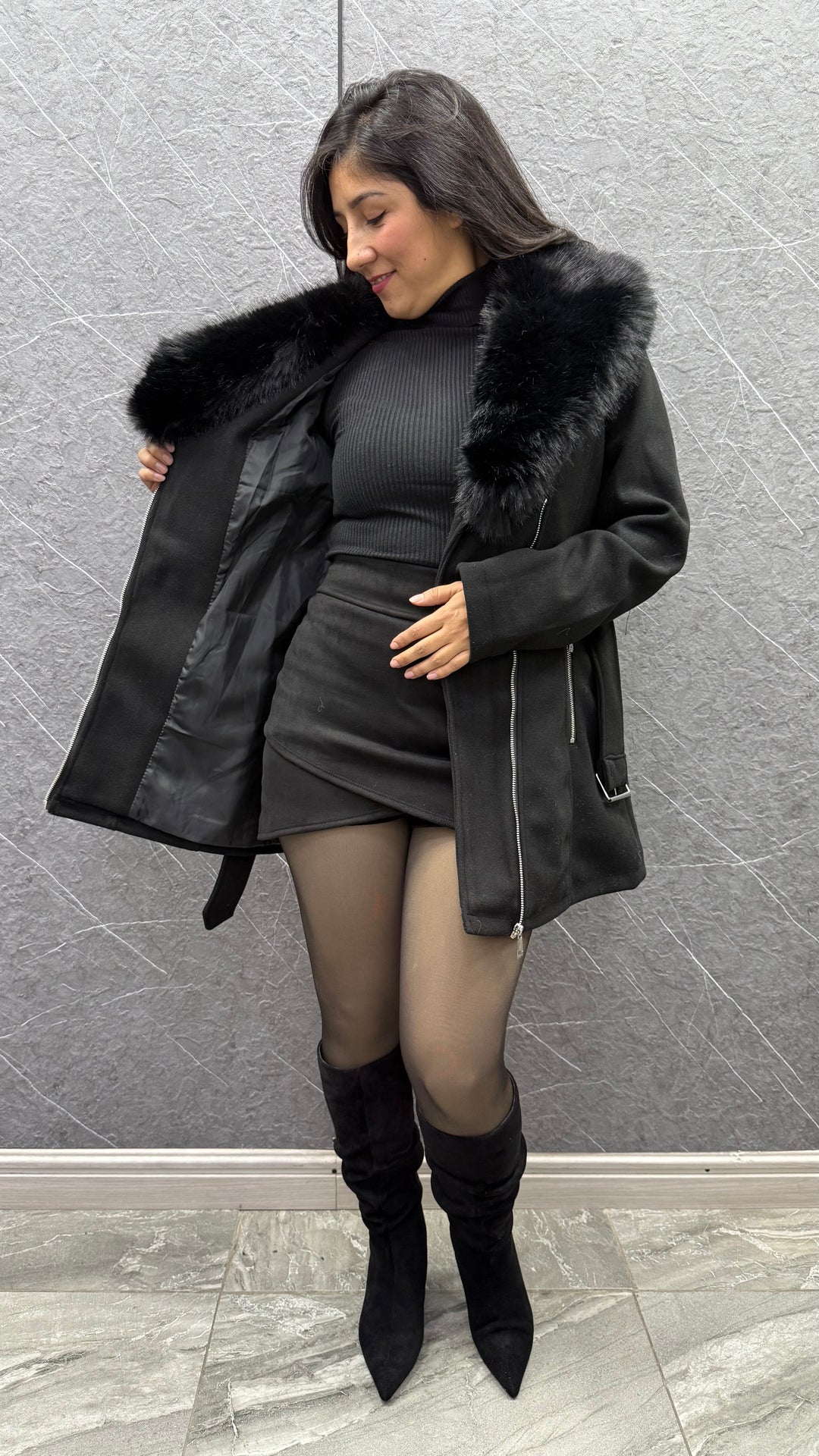 Abrigo 2137 Negro