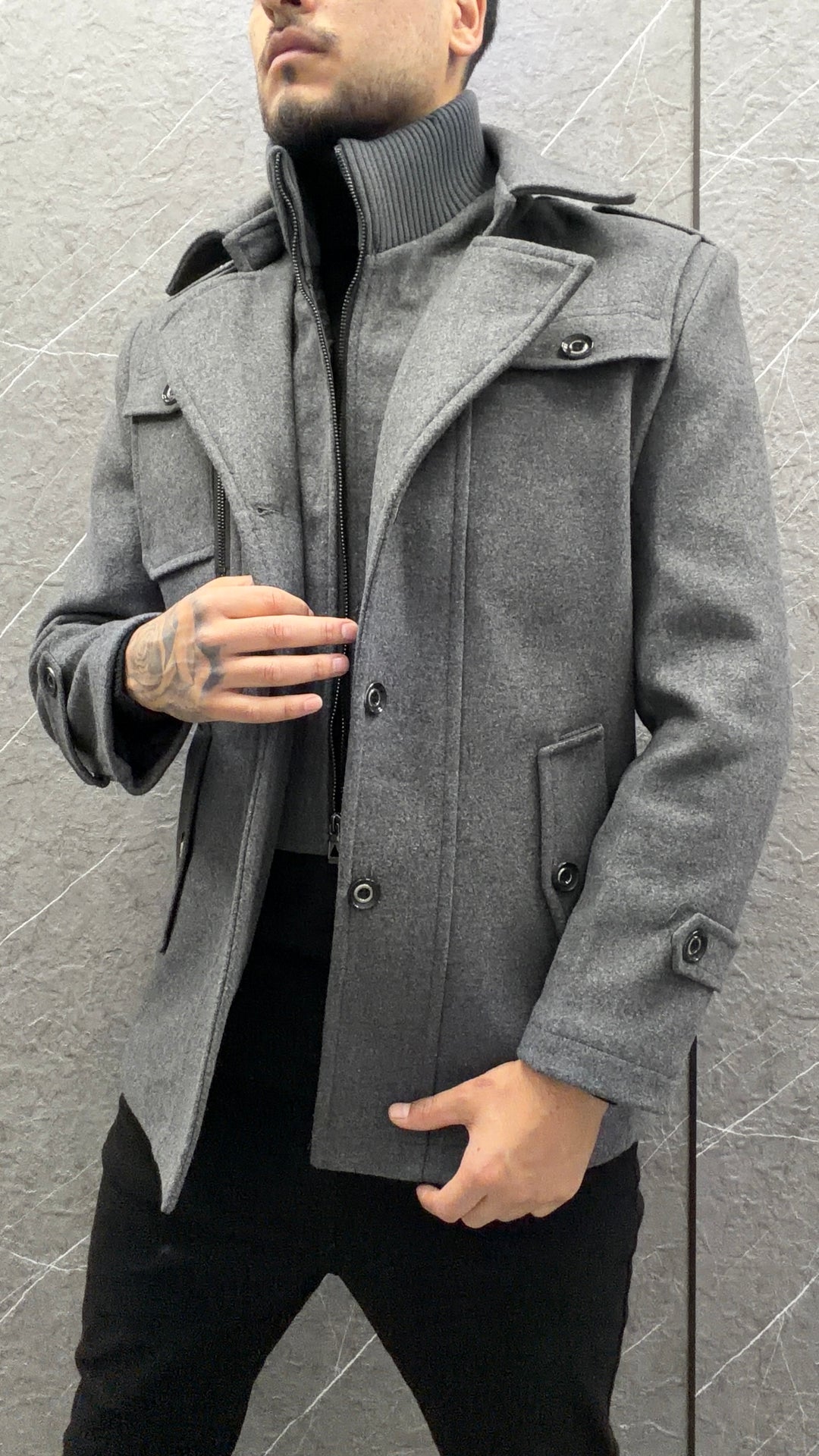 Abrigo Le Saint Grey