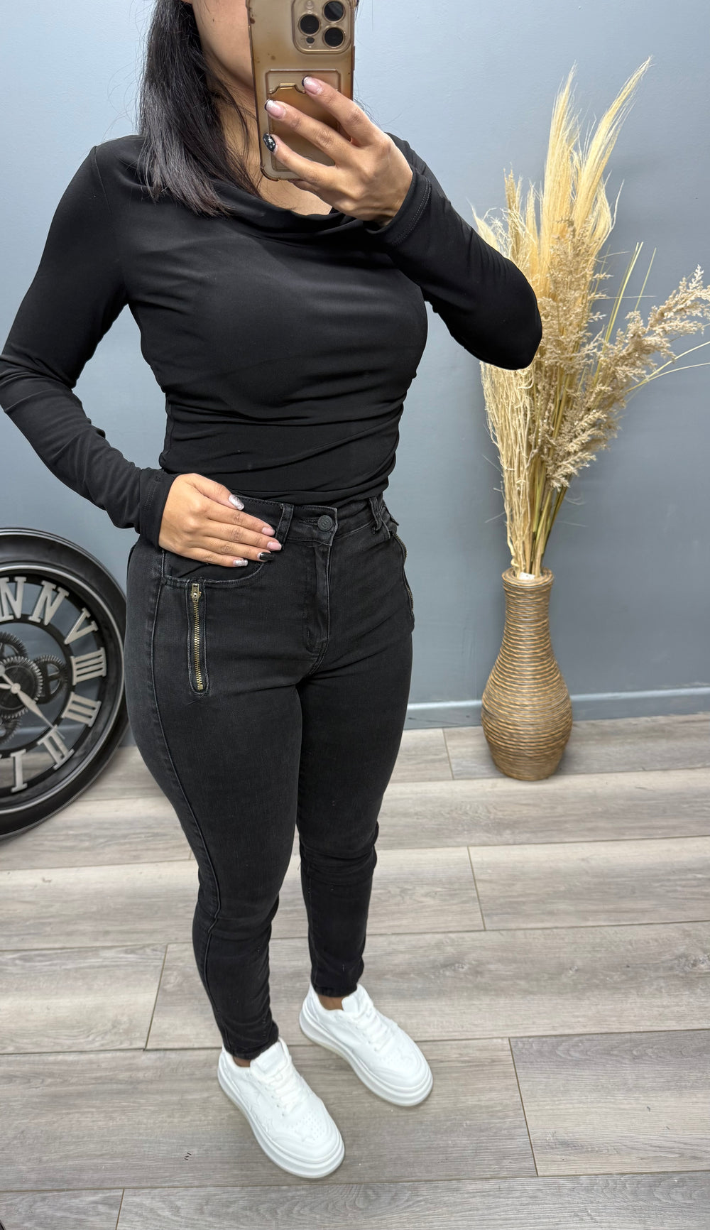 Jeans skinny Noir 06-1 - 36 - ibstore